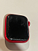 For Parts Apple Watch Series 8 A2772 GPS LTE 41MM Red Alum Case White Sport Band