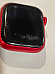 For Parts Apple Watch Series 8 A2772 GPS LTE 41MM Red Alum Case White Sport Band