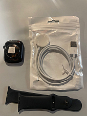 Used Apple Watch Series 7 45mm GPS Cellular A2477 Black Aluminum Case Smartwatch